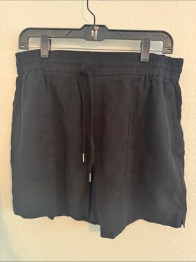 Simply Vera Vera Wang Black Drawstring Casual Shorts